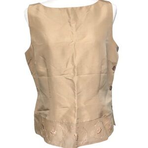 David Warren New York Silk Tank & Pants Set Size 12